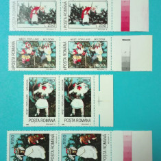 TIMBRE ROMANIA 1996 L.P.1400 MASTI POPULARE SERIE IN PERECHE MNH