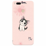 Husa silicon pentru Xiaomi Mi A1, Cute Cat 101