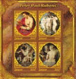 Timbre 2018 Picturi Nuduri Celebre Rubens MNH Bloc Colectie Posta Arta Filatelie