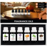 Set 6 uleiuri parfumate Ruhhy 10 ml pentru difuzor si aromaterapie