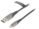 Cablu USB 2.0 A la Micro B Reversibil 2m