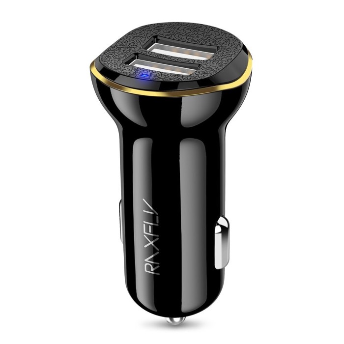 Incarcator auto mini RXFLY Dual USB AutoProtect KeyCars