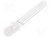 Dioda LED 4.9mm, RGB, convex, 1.8...2.6/2.7...3.6/2.7...3.6V, OPTOSUPPLY - OSTAMA51A5A