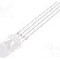 Dioda LED 4.9mm, RGB, convex, 1.8...2.6/2.7...3.6/2.7...3.6V, OPTOSUPPLY - OSTAMA51A5A