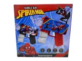 Pistol de baloane automat cu lumini si lichid bubble gun Spiderman