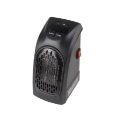 Mini Aeroterma Portabila Pentru Priza, HYT &reg;, Cu Afisaj Digital, Termostat Reglabil Si Doua Trepte De Viteza, Putere 400w, Negru