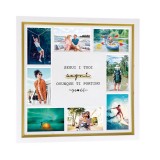 Cumpara ieftin Rama foto perete plastic, sticla 47,5 x 47,5 cm