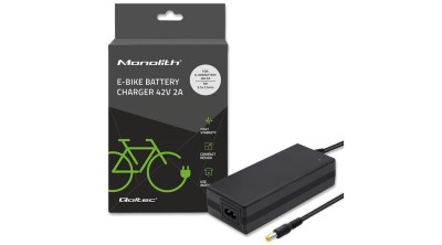 Qoltec Incarcator pentru baterii e-bike 36V | 42V | 2A | 5.5*2.5 foto