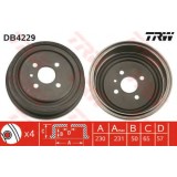 Tambur frana OPEL VECTRA B Combi (31) (1996 - 2003) TRW DB4229