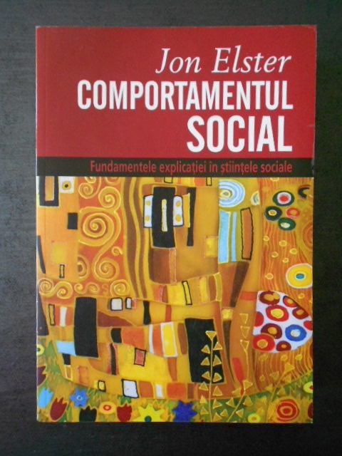 JON ELSTER - COMPORTAMENTUL SOCIAL