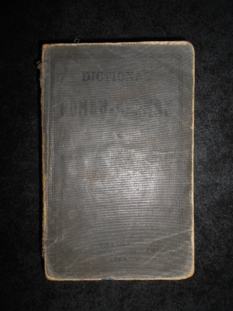 CONST. SAINEANU, M. W. SCHROFF - DICTIONAR ROMAN-GERMAN (1913)