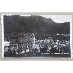 BRASOV , VEDERE GENERALA SPRE TAMPA , CARTE POSTALA ILUSTRATA , 1951
