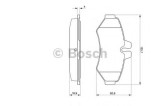 Set placute frana,frana disc VW LT II bus (2DB, 2DE, 2DK) (1996 - 2006) BOSCH 0 986 424 516