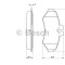 Set placute frana,frana disc VW LT II bus (2DB, 2DE, 2DK) (1996 - 2006) BOSCH 0 986 424 516