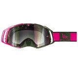 Ochelari MT off road (cross-enduro) pentru scuter - motocicleta MX EVO Stripes &ndash; culoare negru/fuchsia