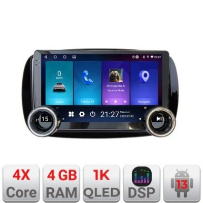 Navigatie Smart For Two 2015- Kit-Smart15 Edotec 4+64 10.5 inch Incell 1K android Wifi 5Ghz gps internet a CarStore Technology foto
