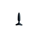 Cumpara ieftin Plug anal LOVENSE - HUSH 2, control prin aplicatie, cu 10 functii de vibrare, 2.54 cm, culoarea negru(mic)