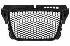 Grila Centrala Audi A3 8P Facelift (2007-2012) RS Design Negru Lucios Performance AutoTuning foto