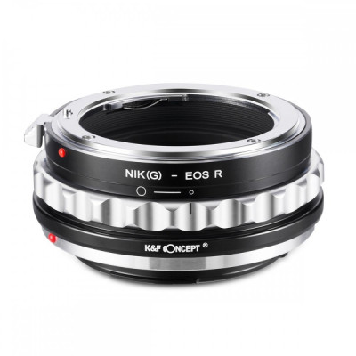 Adaptor montura K&amp;amp;F Concept Nik(G)-EOS R de la Nikon G la Canon EOS R KF06.376 foto