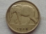 CONGO BELGIAN-1 FRANC 1946