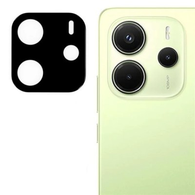Folie Camera pentru Xiaomi Redmi Note 14 4G - Techsuit Full Camera Glass - Black foto