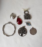 Lot de 7 pandantive noi și vintage, diverse modele