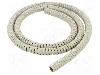Tub protectie cablu, PVC, diametru interior 10mm, gri, PARTEX - SP-10100KN8