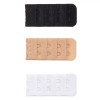 Set 3 Extensii Sutien Duble, Multicolor (Negru, Alb, Bej), 6x3cm, 4 Capse - Accesoriu Confort Sutiene
