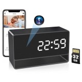 Cumpara ieftin Camera Spion in ceas de birou iUni IP27 Mini, 32GB, Wi-Fi, Vizualizare 4K, Night Vision, Senzor de miscare