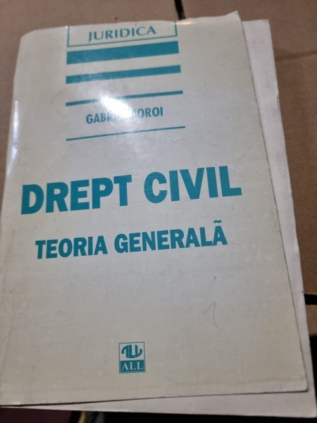 Drept civil. Teoria generala - Gabriel Boroi