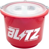 Set 350 izolator gard electric tip inel pentru fir și bandă - Blitz + dispozitiv de &icirc;nfiletare și găleată