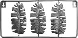 Decoratiune de perete Hosoncovy, metal, argintiu, 29,5 x 14 cm