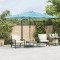 Gossi umbrela soare de gradina stalp din otel, albastru 290x290x238cm