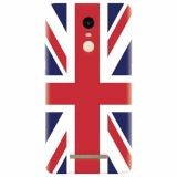 Husa silicon pentru Xiaomi Remdi Note 3, UK Flag Illustration