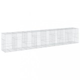 Cumpara ieftin Cos gabion cu capac, 800x100x150 cm, fier galvanizat