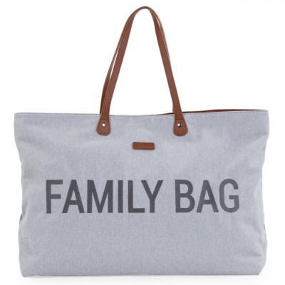 Geanta Childhome Family Bag Canvas Gri foto