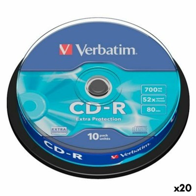 CD-R Verbatim EXTRA PROTECTION 700 MB 52x 10 Piese (20 Unități) foto