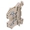 Conector de șine 1,5mm2 4 borne bej TS35
