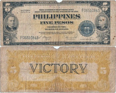 1944, 5 pesos (P-96) - Filipine! foto