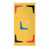 Prosop de plaja Square Boomerang, Oyo Concept, 80x155 cm, policoton, multicolor