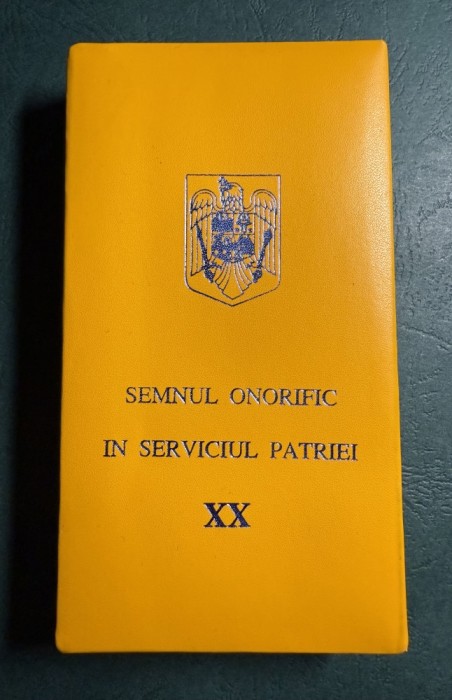 Semnul onorific in serviciul patriei 20 ani subofiteri