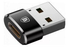 Adaptor Baseus Mini CAAOTG-01, negru foto