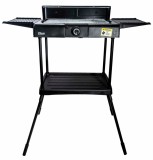 Gratar electric cu picior, grill si tava detasabila, inaltime reglabila