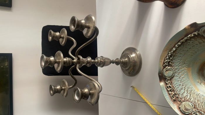 7 sfeșnice din inox/aliaj