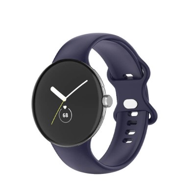 Curea Bratara Edman pentru Google Pixel Watch, marimea L, Albastru inchis foto