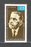 D.D.R.1965 90 ani nastere W.Kulz-om politic SD.169, Nestampilat