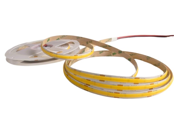 Banda LED COB alb natural, 12V DC, 560LEDs m, 5m, IP20