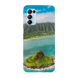 Husa compatibila cu Oppo A77 model Small island, Silicon, TPU, Viceversa, Transparent, Carcasa