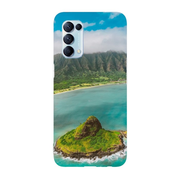 Husa compatibila cu Oppo Find X3 Lite model Small island, Silicon, TPU, Viceversa