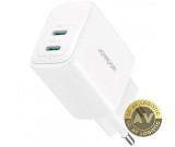 Incarcator Retea Joyroom JR-TCF12 20W 3A 2 x USB-C Alb
